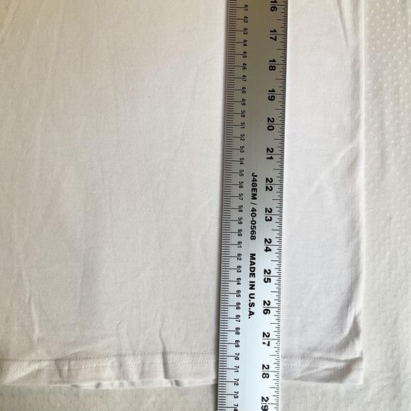 M&O Gold Men Shirt S White Graphic Print Palm Trees Cancun Mexico Short Sleeve - Picture 7 of 8